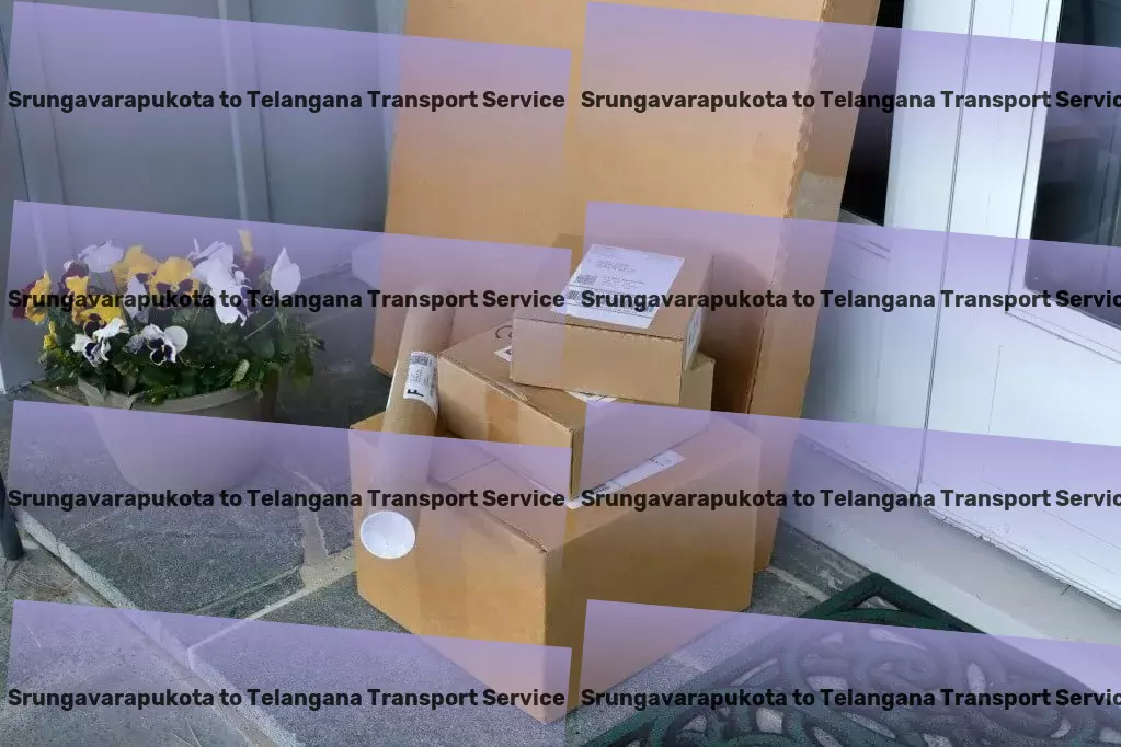 Srungavarapukota to Telangana Courier And Parcel Courier and parcel services